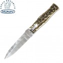 Nóż Mikov Predator 241-DP-1 Damascus Jeleni Róg