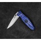Nóż Mcusta Sengoku Blue Pakka Damascus MC-0186D