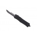 Nóż RAPID Knives OTF black - two tone blade