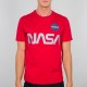 Koszulka Alpha Industries NASA Reflective T speed red (178501)