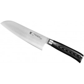 Nóż Tamahagane SAN Black Micarta Santoku 17,5 cm (SNM-1114)