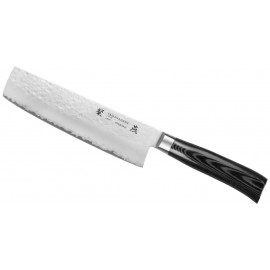 Nóż Tamahagane Tsubame Black Micarta Nakiri 18 cm (SNMH-1165)