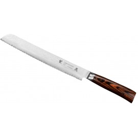 Nóż Tamahagane Tsubame Brown Pakka do chleba 23 cm (SNH-1118)