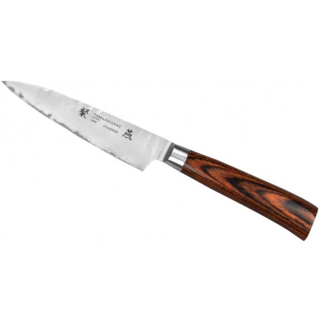 Nóż Tamahagane Tsubame Brown Pakka uniwersalny 12 cm (SNH-1108)