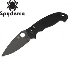 Nóż Spyderco Manix 2 XL Plainedge Black Blade