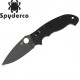 Nóż Spyderco Manix-2 XL Plainedge Black Blade