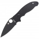 Nóż Spyderco Manix 2 Plainedge Black G10