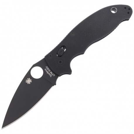 Nóż Spyderco Manix 2 Plainedge Black G10