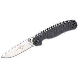 Nóż Ontario 8860 Rat 2 Folder Satin Blade Black Handle