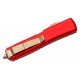 Nóż Microtech Ultratech OTF Bronze Double Edge Dagger Blade, Red Aluminum Handles (122-13RD)