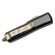 Nóż Microtech Daytona OTF Bronze Double Edge Dagger, Black Aluminum Handles with Carbon Fiber Inlays (126-13CFIS)