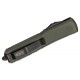 Nóż Microtech Ultratech OTF Black Double Edge Dagger Blade, OD Green Aluminum Handles (122-1OD)