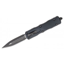 Nóż Microtech Dirac Tactical OTF Black Double Edge Dagger Blade, Black Aluminum Handles (225-1T)