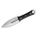 Nóż Microtech Borka Blades SBD Fixed Stonewashed Double Edge Dagger Blade, G10 Black (201-10)