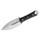 Nóż Microtech Borka Blades SBD Fixed Stonewashed Double Edge Dagger Blade, G10 Black (201-10)