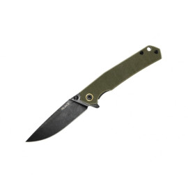Nóż Ruike P801-G Olive Green G10, Black Stonewashed Blade