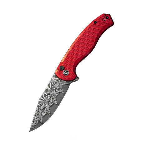 Nóż Civivi Stormhowl Red Aluminum, Damascus (C23040B-DS1)