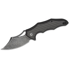 Nóż CIVIVI Chiro Carbon Fiiber/Black G10, Damascus (C23046-DS1)