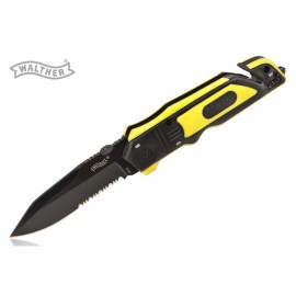Nóż Walther Rescue ERC czarno-żółty