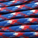 Paracord 550 kolor Blue/Red/White