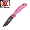 Nóż Ontario 8866 Rat 1 Folder Black Blade Pink Handle