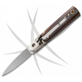 Nóż AKC Slim Leverlock 15 cm - Róg Bawoła Brazylijskiego