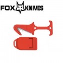 Nóż Fox Cutlery FKMD Emergency tool R.T. 2 Red FX-640/22 RD ratowniczy