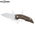 Nóż Fox Cutlery Phoenix Tashi Bharucha Brown FX-531Ti BR