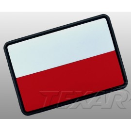 Emblemat Texar Flaga PL PVC roz. Mały