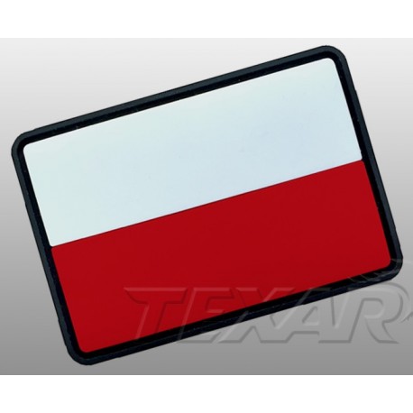 Emblemat Texar Flaga PL PVC roz. Mały