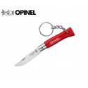 Nóż Opinel INOX Brelok 4 Czerwony