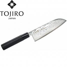 Nóż Tojiro Shippu Black Santoku 16,5 cm
