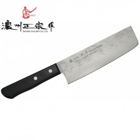 Nóż Satake Nashiji Black Pakka Nóż Nakiri 16cm