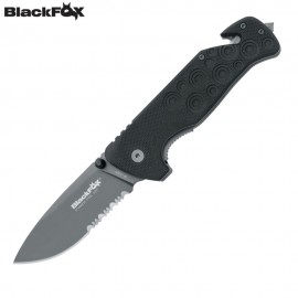 Nóż Fox Cutlery BF-738Ti Black Action Black Fox